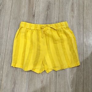 SOLID & STRIPED yellow shorts